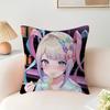 Anime Kangel Pillowcase Bedroom Sofa Decorative Cushion Cover With Zipper Soft Cushion Cover