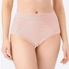 XL-5XL Women's High Waist Cotton Underwear Soft Brief Panties Full Coverage Women's Double-sided Lace Jacquard Underwear Underpants Briefs