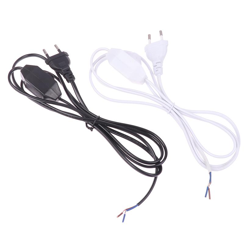 1.8M Extension Cord With Dimmer Eu Plug Control Switch Power Cable Cord Eu Plug For Table Lamp 220V Electricity Wire
