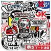 50Pcs Funny Cartoon Japanese Street Fashion JDM Stickers DIY Stickers Scrapbooking Phone Luggage Skateboard Waterproof Decals