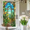 Европейский стиль приватная стеклянная пленка ретро христианская церковь витражная статическая самоклеящаяся оконная пленка домашний офис декор наклейки на окна ПВХ