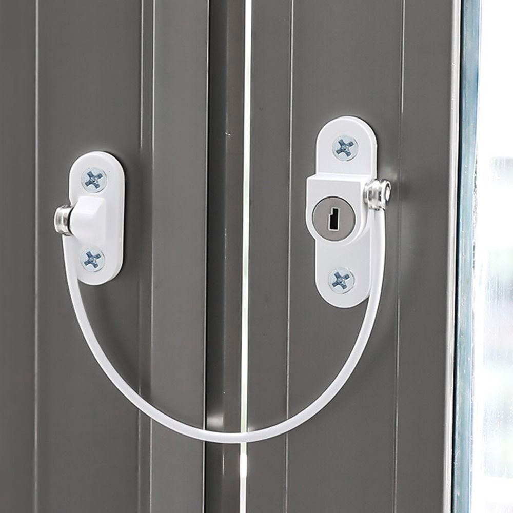 2 Pcs/Set Multifunctional Window Sliding Door Locks  Child Safety Protection