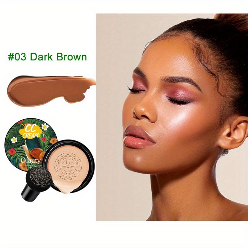 Snail Mushroom Head Cushion CC Cream Natural Skin Tone Dark Skin Tone Powerful Concealer Isolation Cream Liquid Foundation Creates Perfect Makeup