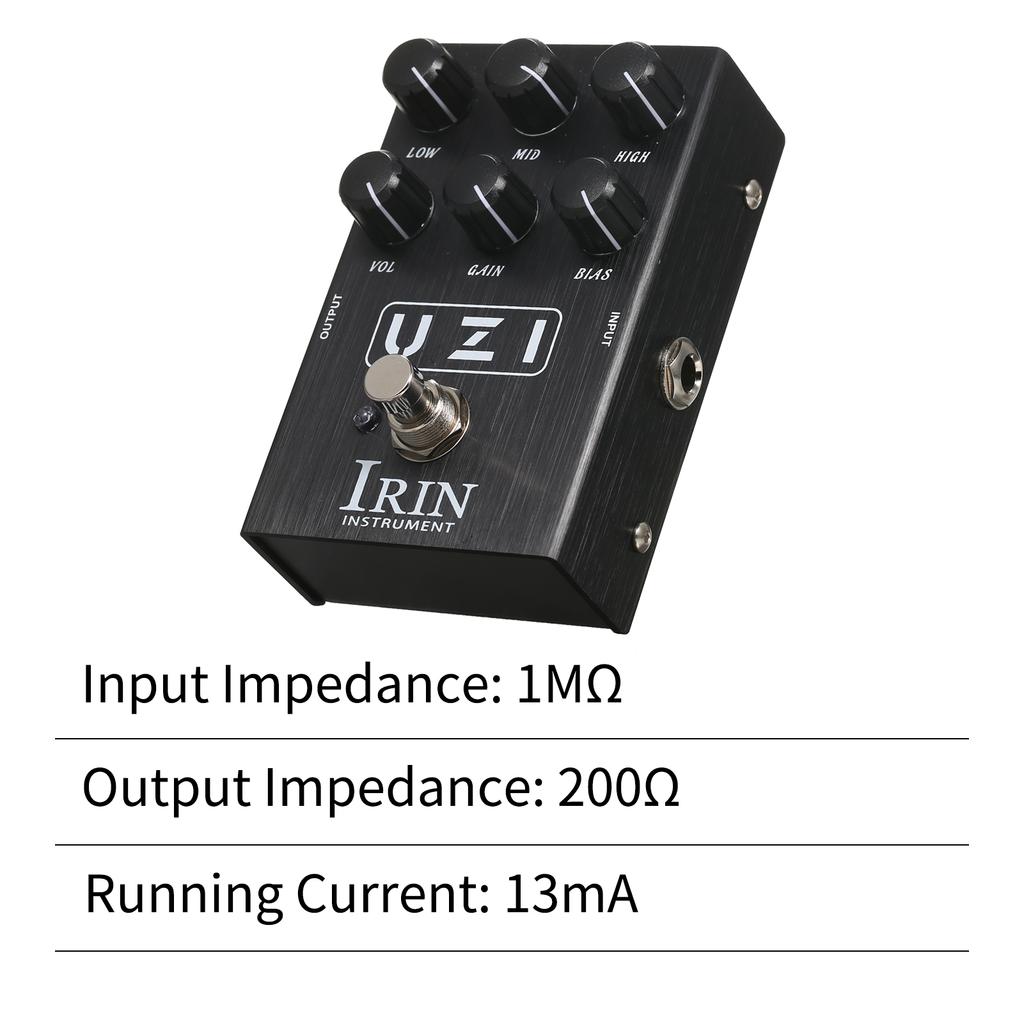 IRIN Guitar Effect Pedal Mini Guitar Heavy Rock Distortion Effect Simulator Cabinet Simulator