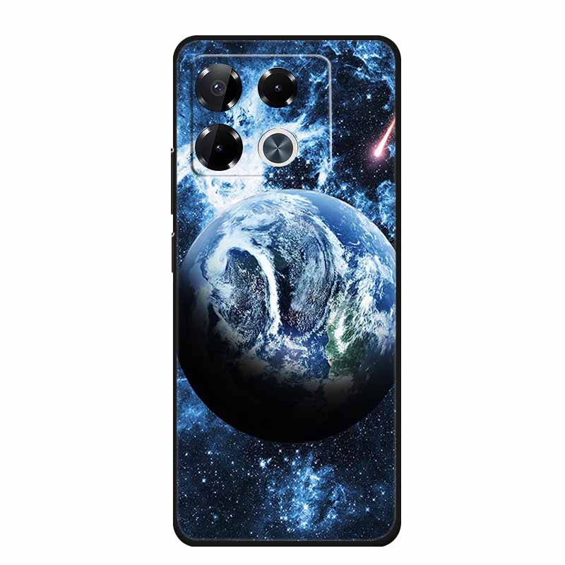 Чехол для Infinix Note 40 Pro Чехол Note40 Pro Plus Черный Силиконовый Мягкий Чехол Задняя Крышка Чехол для Infinix Note 40 Pro Plus