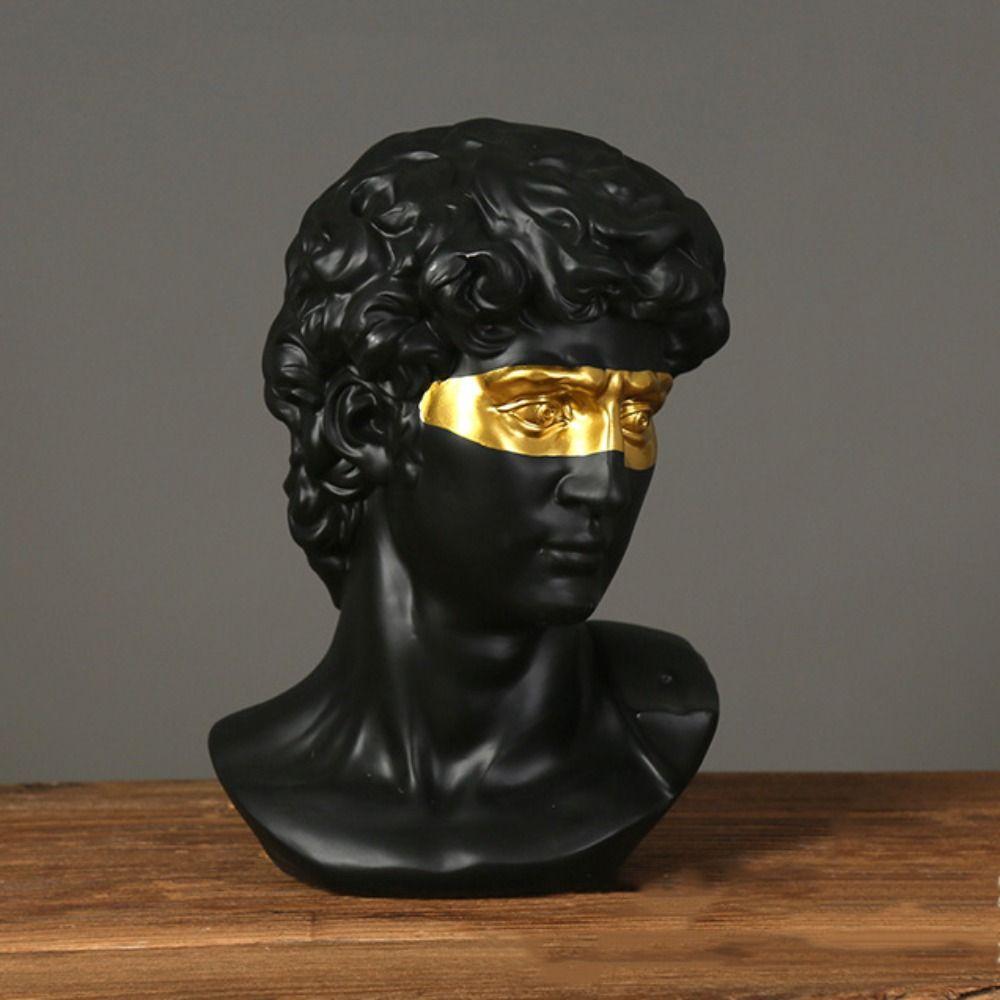 Декор Художественные принадлежности Гипсовые портреты Бюст Давида Статуя Фигурка из греческой мифологии Скульптура персонажа