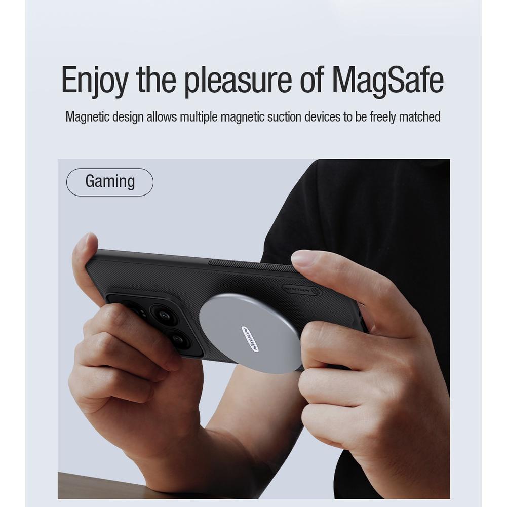 NILLKIN Жесткий чехол из ПК + ТПУ Shield Pro, магнитный чехол для телефона Xiaomi Mi 14 Pro, ультратонкий противоударный чехол с защитой от отпечатков пальцев, задняя крышка