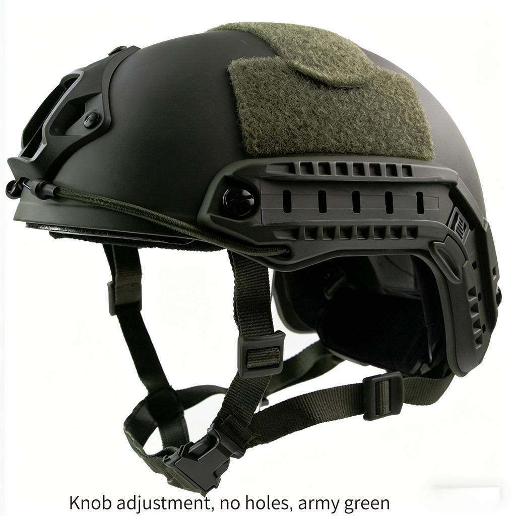 Fast Tactical Helmet, ABS Shell, Adjustable Suspension, 55-60cm Head Circumference, for CS Airsoft, Outdoor Training, Paintball & Cycling