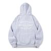 Unisex Vintage Curved Letter Print Hoodie Oversized Loose Pullover Hooded Sweatshirt Casual Streetwear Tops for Men Women