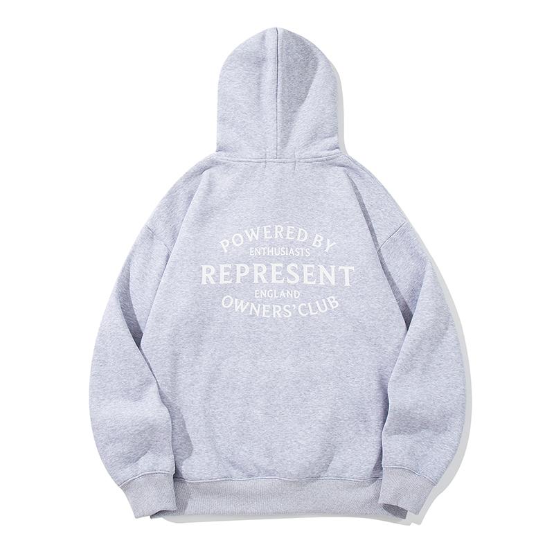 Unisex Vintage Curved Letter Print Hoodie Oversized Loose Pullover Hooded Sweatshirt Casual Streetwear Tops for Men Women