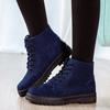 Spring Autumn Suede Boots Female Women Boots Platform Shoes Women Fashion Ankle Rubber Boots Lace Up 2024
