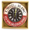 Les Trésors De Lily [M3207] - Wall Clock 'Terroir Français' Hotel Blanc