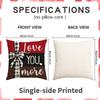 1Pc/4Pcs Valentine'S Day Pillow Cover, Suitable For Valentine'S Day, Wedding Party Decoration Cushion Cover