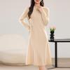 Women's Cashmere Dress 30% Cashmere 70% Wool Autumn and Winter Cashmere Skirt Soft and Warm