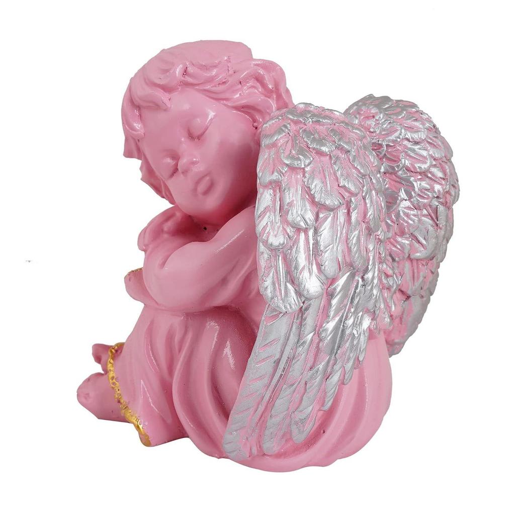 Angel Girl Showpiece for Home Decor Showpiece | Winged Girl Statue for Home Decor Item | Fairy Girl Statue for Home Shelves Decor Showpiece