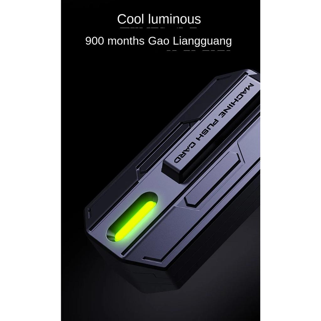 Pulse Pushing Card Fidget Toy Metal Zinc Alloy Mechanical Magnetic Stress Relief EDC Pop Coin Adults Technology Toy Anti Anxiety