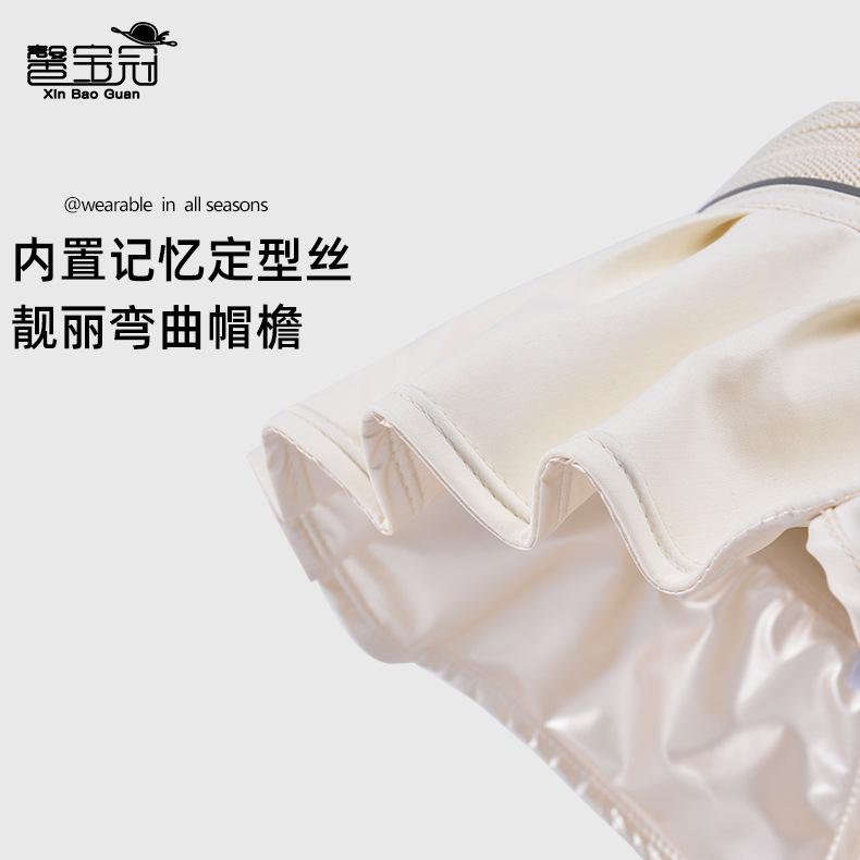 New Summer Shawl Hat Women's Color Glue Big Eaves Sun Hat Fashionable Versatile Face Small Empty Top Sun Protection Bucket Hat