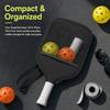 Zipper Closure Pickleball Paddle Bag Wear Resistant Racket Carrying Bag  Tournament