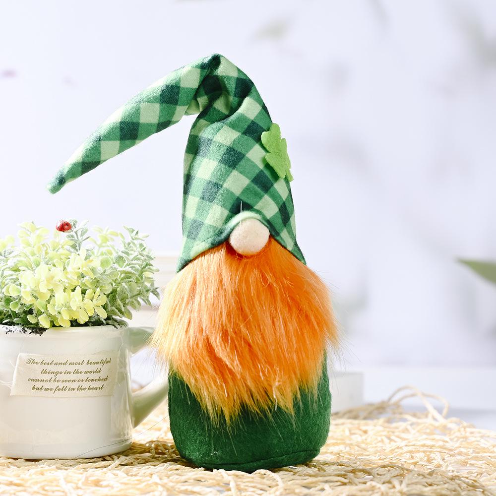 Irish Festival Face Doll Decorations Rudolph Doll Ornament