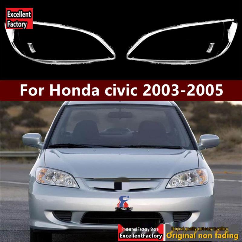 Headlight Lens Cover for 03-05 Honda Civic 7th Gen ES1 JDM - Housing Modification