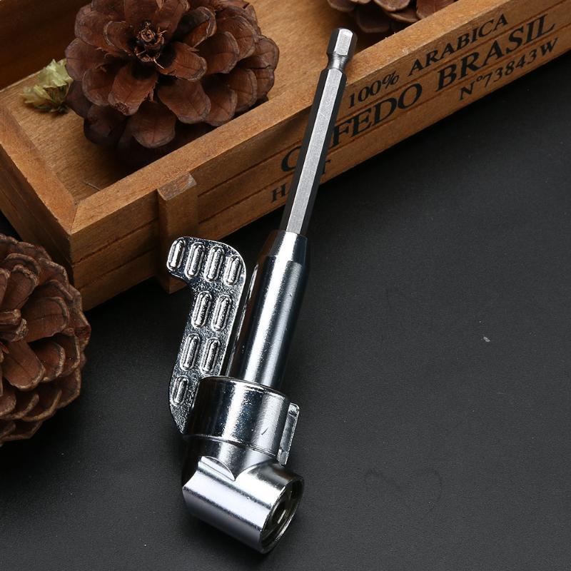 105 Degree 1/4in Driver Hex Screwdriver Bit Holder Power Drill Tool Gadget