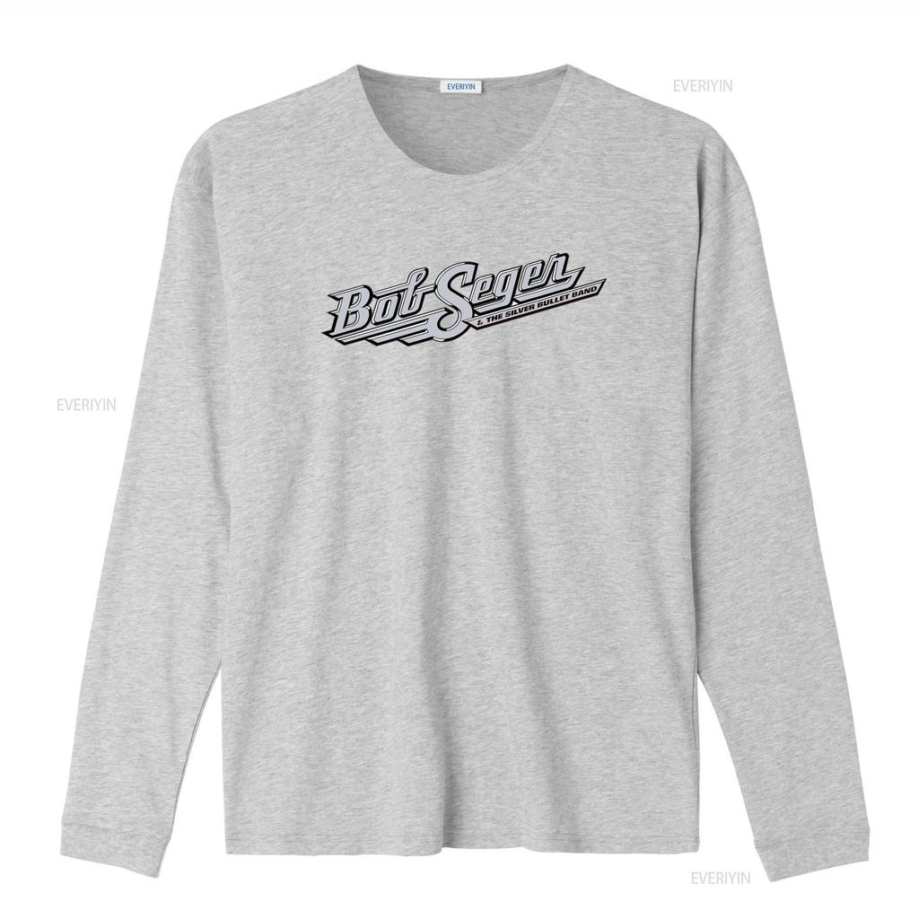 Bob Seger Classic T Shirt for Rock Fans Silver Bullet Band vintage Washed Versatile Slightly Breathable Soft Stylish graphic