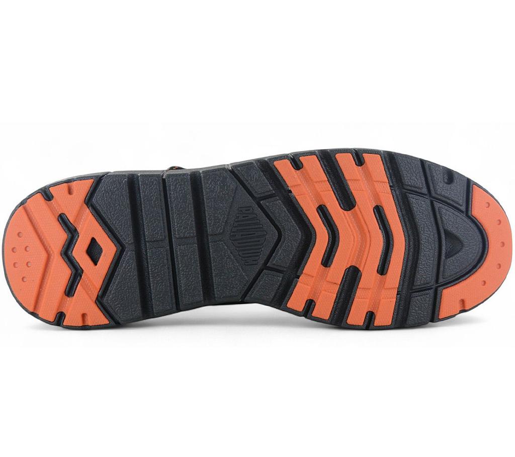 Palladium Pallaflex Cuff M - Мужские кроссовки-ботинки, кожаные, черные 09509-008-M ОРИГИНАЛ