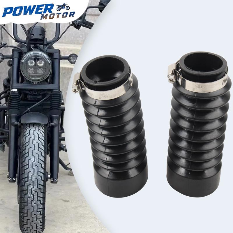 1 Pair Motorcycle Front Fork Rubber Dust Cover Gaiter Boots Shock Absorbing Protective For Honda Rebel CMX500 CMX300 2017-
