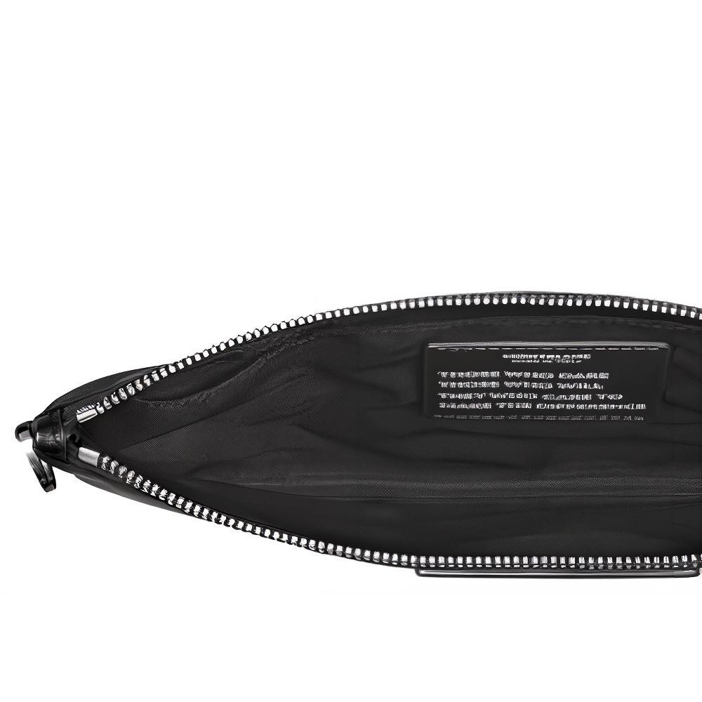 Montblanc Нейлоновая клатч-сумка на молнии Мужская клатч-сумка Черный 128734-BLACK-BLUE