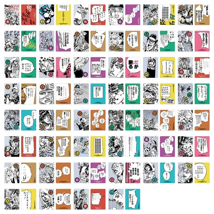 Странная карточная игра Humanity Karuta, играемая на Jump Festa 2024, Приключение ДжоДжо - (Японские карты) - (JF2024)