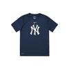 X MLB T-Shirt Collaboration New York Yankees Double Logo Print Classic Crew Neck Short Sleeve American Vintage Kids Tops Navy-Blue 3Z3B7SAG5-NYY