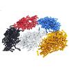 Aluminum Bicycle Gear & Brake Cable End Caps - 30 Pack, Assorted Colors
