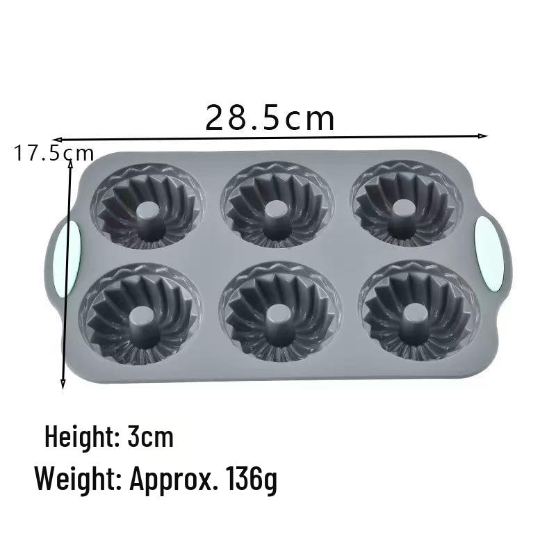 Силиконовая форма для торта, устойчивая к высоким температурам – Легкое извлечение для выпечки шифона, тостов, печенья и маффинов