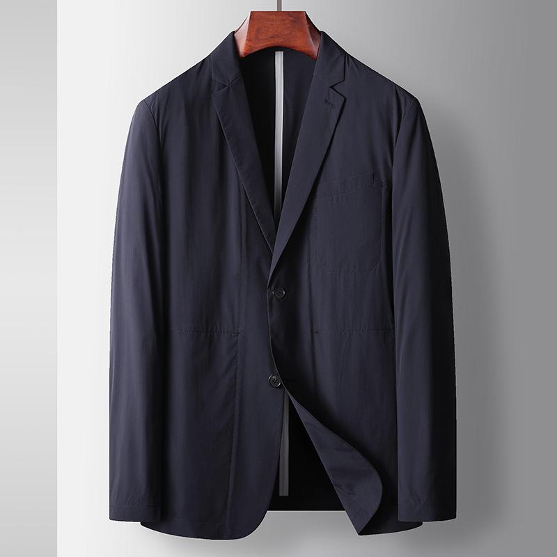 Весна и лето Тонкий легкий роскошный деловой однотонный молодежный однобортный пиджак в западном стиле