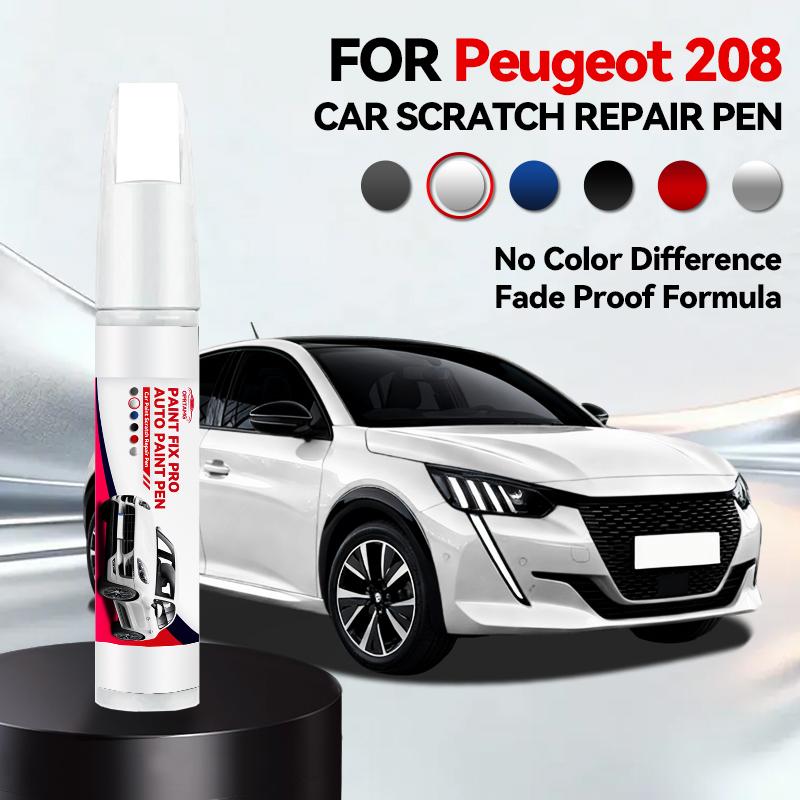Для Peugeot 208 2012-2025 B21 P21 Карандаш для подкраски царапин Удаление царапин DIY Автоаксессуары Черный Белый Синий Серый Желтый