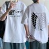 Hot Japanese Anime Attack On Titan T Shirt Women Men Harajuku Short Sleeve Tops