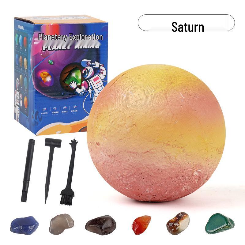 Браслет из драгоценных камней «Восемь планет», ручная работа, археологические раскопки, развивающая игрушка