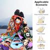 1PC One Piece Patterned Flannel Blanket Suitable For All Seasons For Home Decor Warmth And Comfort Gifts Holiday Present