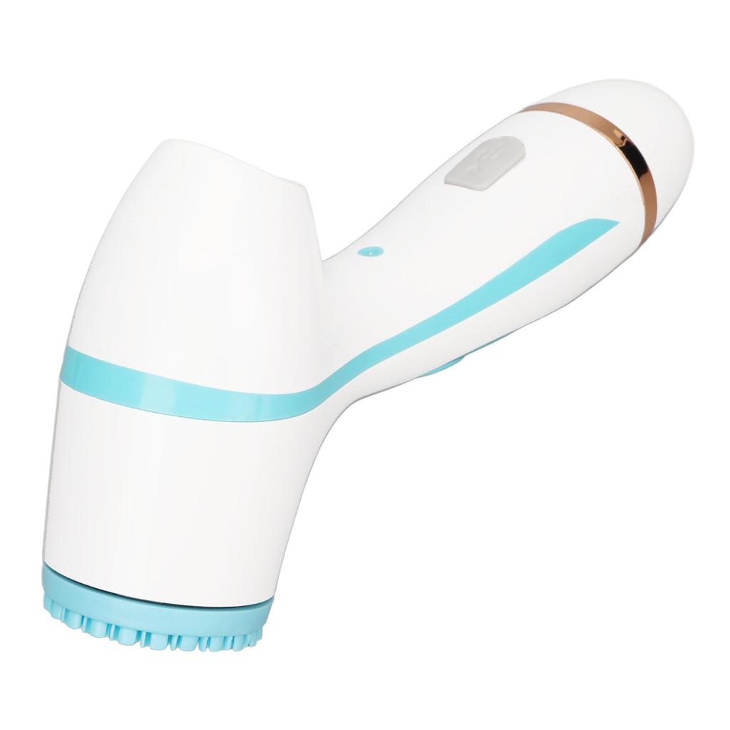 Электрический очиститель для лица, перезаряжаемый, силиконовый, массажный, очищающий, с головками