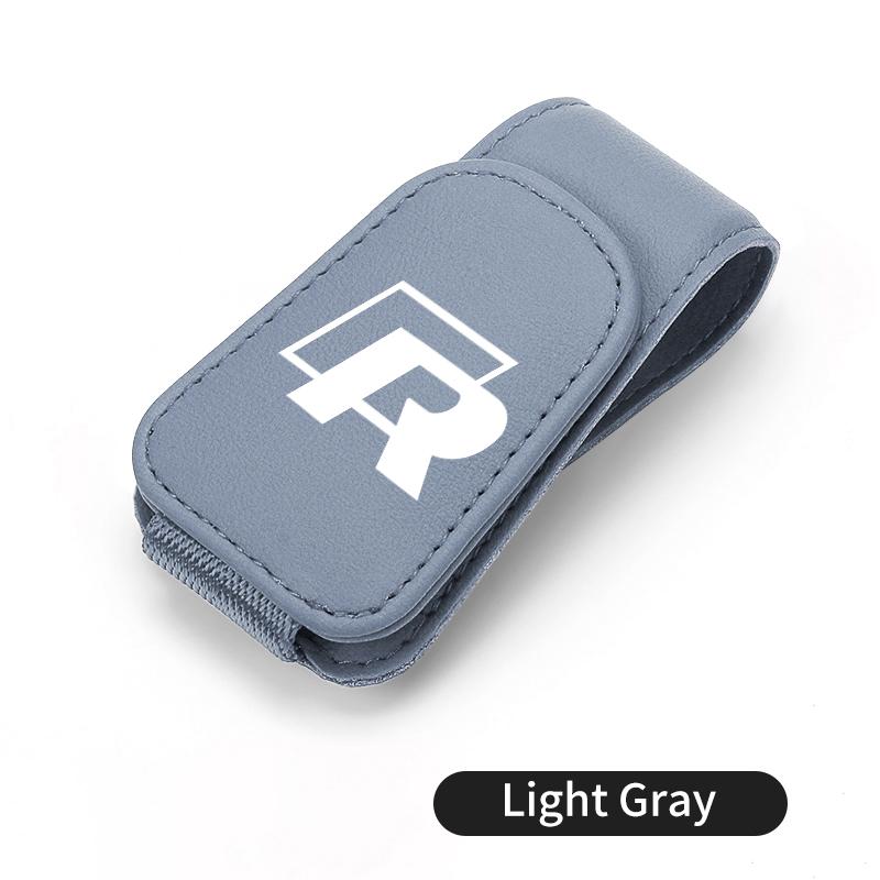 Car Sun Visor Glasses Clip Leather Hidden Card Slot Organizer For Volkswagen VW mk6 CC B5 B6 B7 Golf 4 5 6 7 Scirocco Sagitar zk2