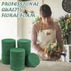 10pcs-Round Floral Foam Blocks Fresh-Keeping Foam Floral Foam Brick DIY Flower Arrangement Kit Green Artificial Flower Mud