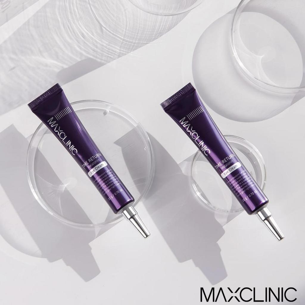 MAXCLINIC Крем для глаз с мелатонином Time Return 20 г - Уход против морщин и темных кругов