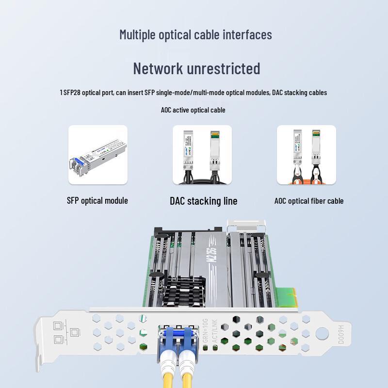 EB-LINK Mellanox ConnectX-4 M.2 to 25G Network Adapter (CN version)