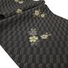 Used [New and used item] Great value!Fukuro Obi Saito Sansai Unused Pure Silk Nishijin Black Flower Gold Thread Semi-formal Casual High Quality Good
