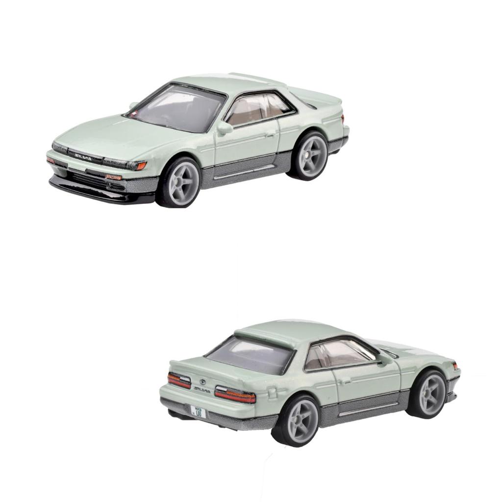 Hot Wheels Premium 2 Pack Nissan Sentra Silvia Years Old and HYF04 '91 SE-R/Nissan (S13) [Mini Car] [3 Up]