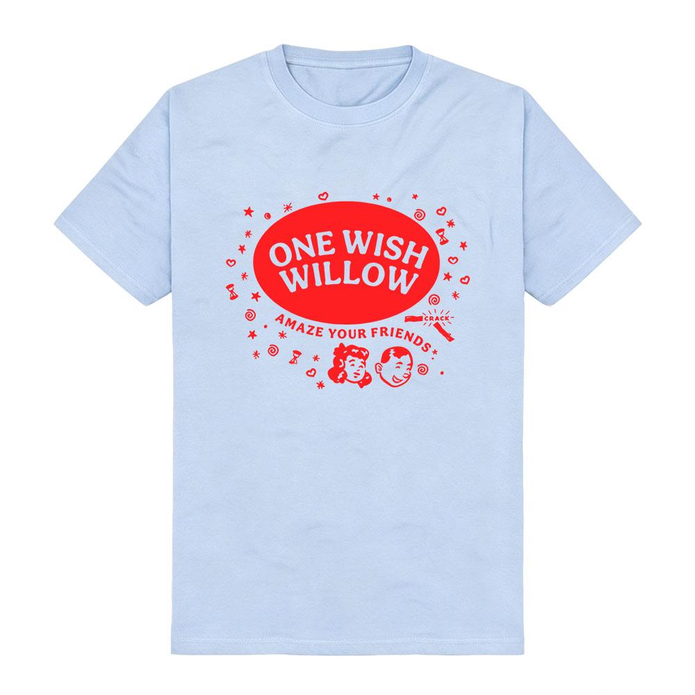 One Wish Willow Tees Футболка с дизайном «Одержимость фильмами ужасов» Женская Мужская Одежда С коротким рукавом Хлопок Свободная Унисекс Уличная Футболка