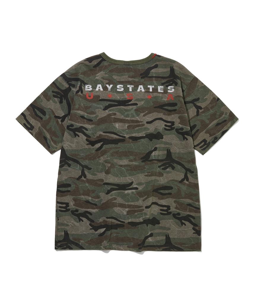 PENFIELD Washed Bay State Camo T-Shirt Green_Fs2Kt64U
