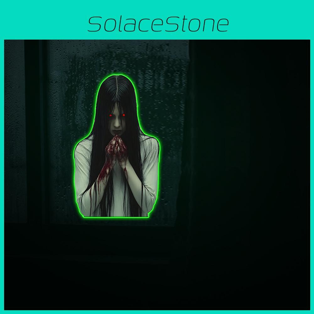 Хэллоуин Ночник Наклейка на стену С Кровавым Отпечатком Руки ПВХ Материал Для Дома И Коммерческих Помещений