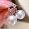 Horse Eye Imitation Pearl Temperament Earrings, Dress With Princess Elegant Jewelry, Fashionable Engagement Jewelry