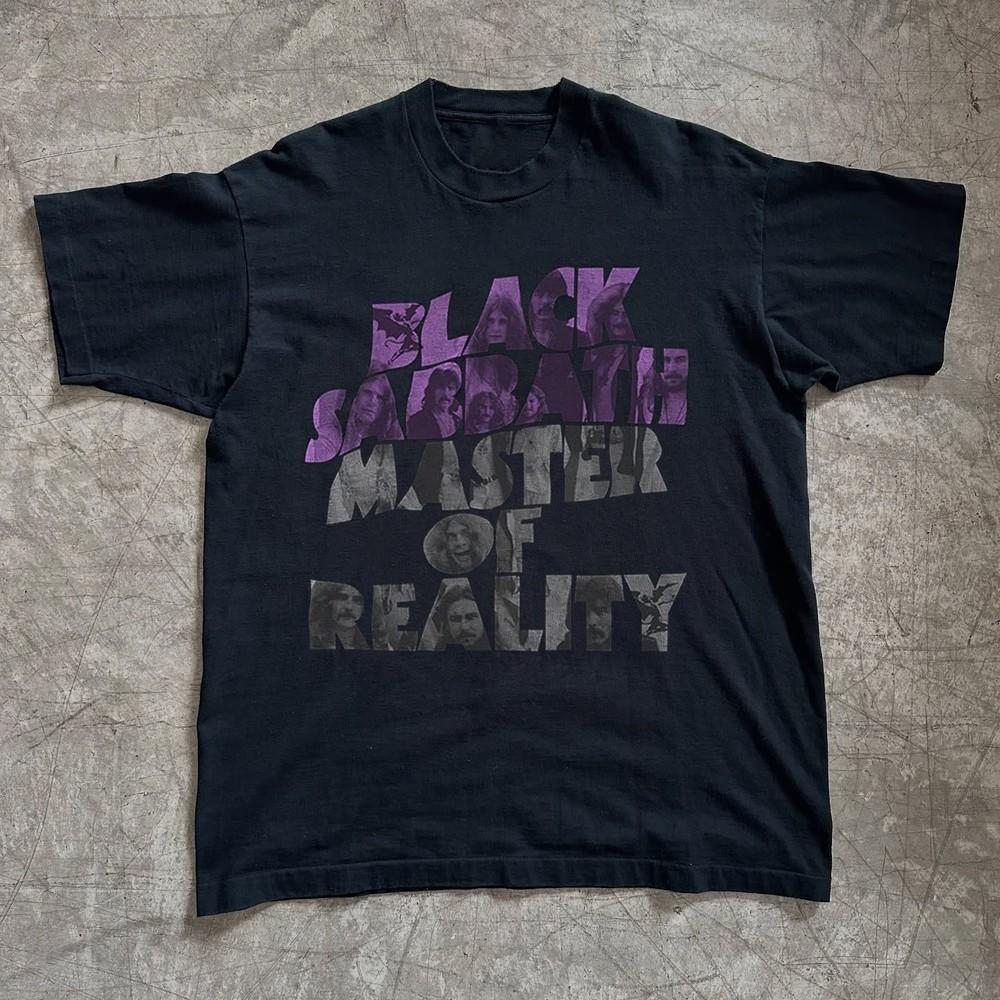 Редкая черная футболка Black Sabbath Master Of Reality, унисекс, размеры S-5XL
